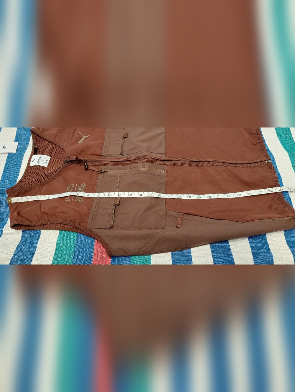 PUMA Men's Rust Brown Utility Vest - Picture 11 of 11